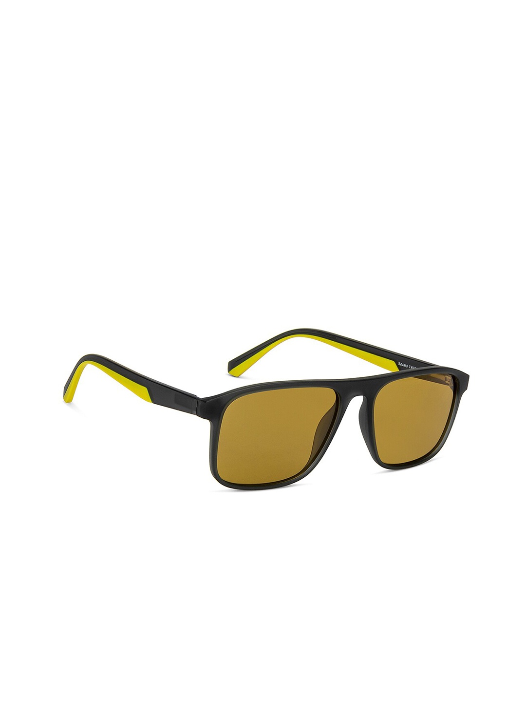 

Vincent Chase by Lenskart Unisex Wayfarer Sunglasses With Polarised and UV Protected Lens 209310, Yellow