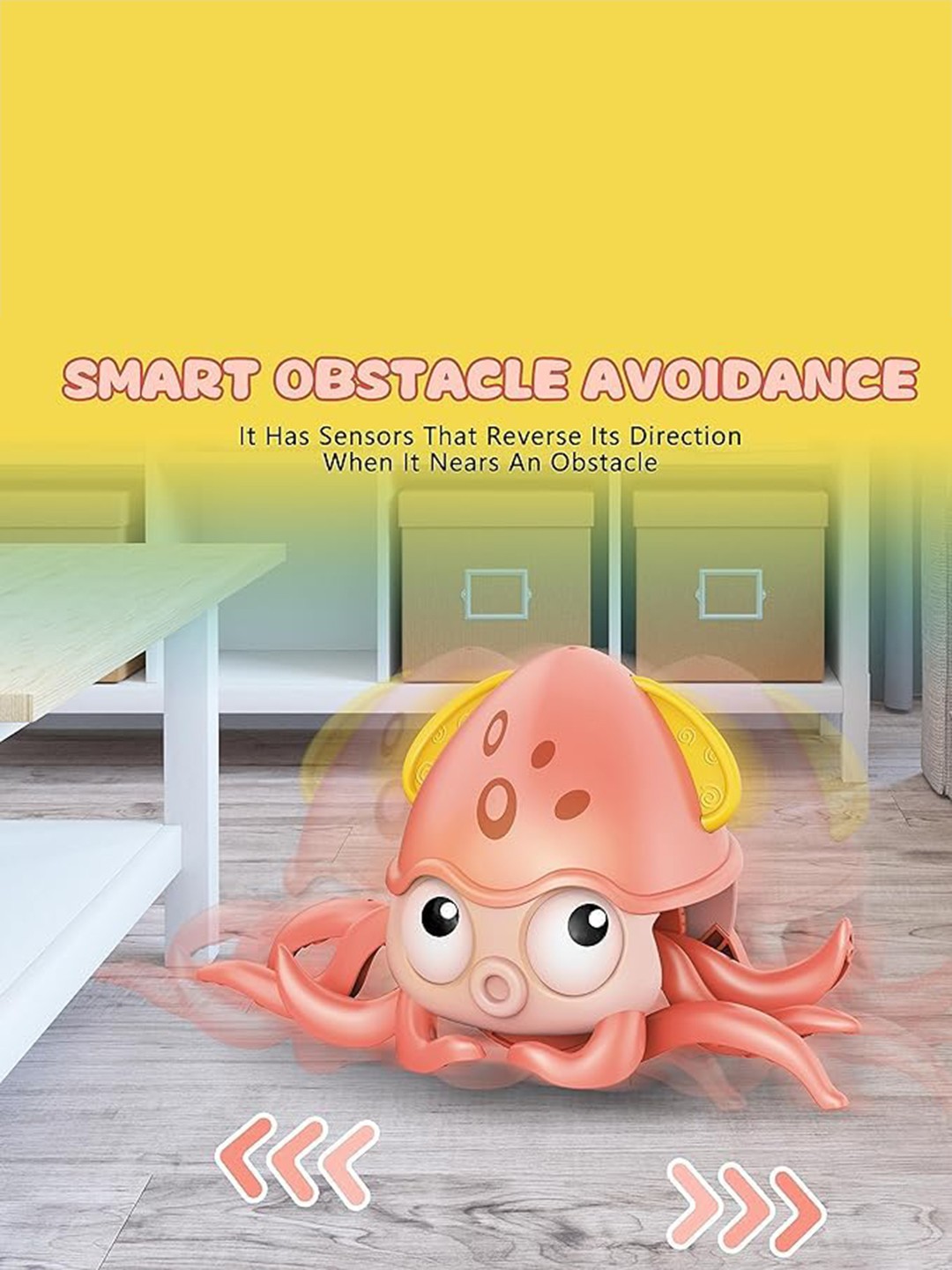 

Kidology Kids Crawling Octopus Toy, Pink