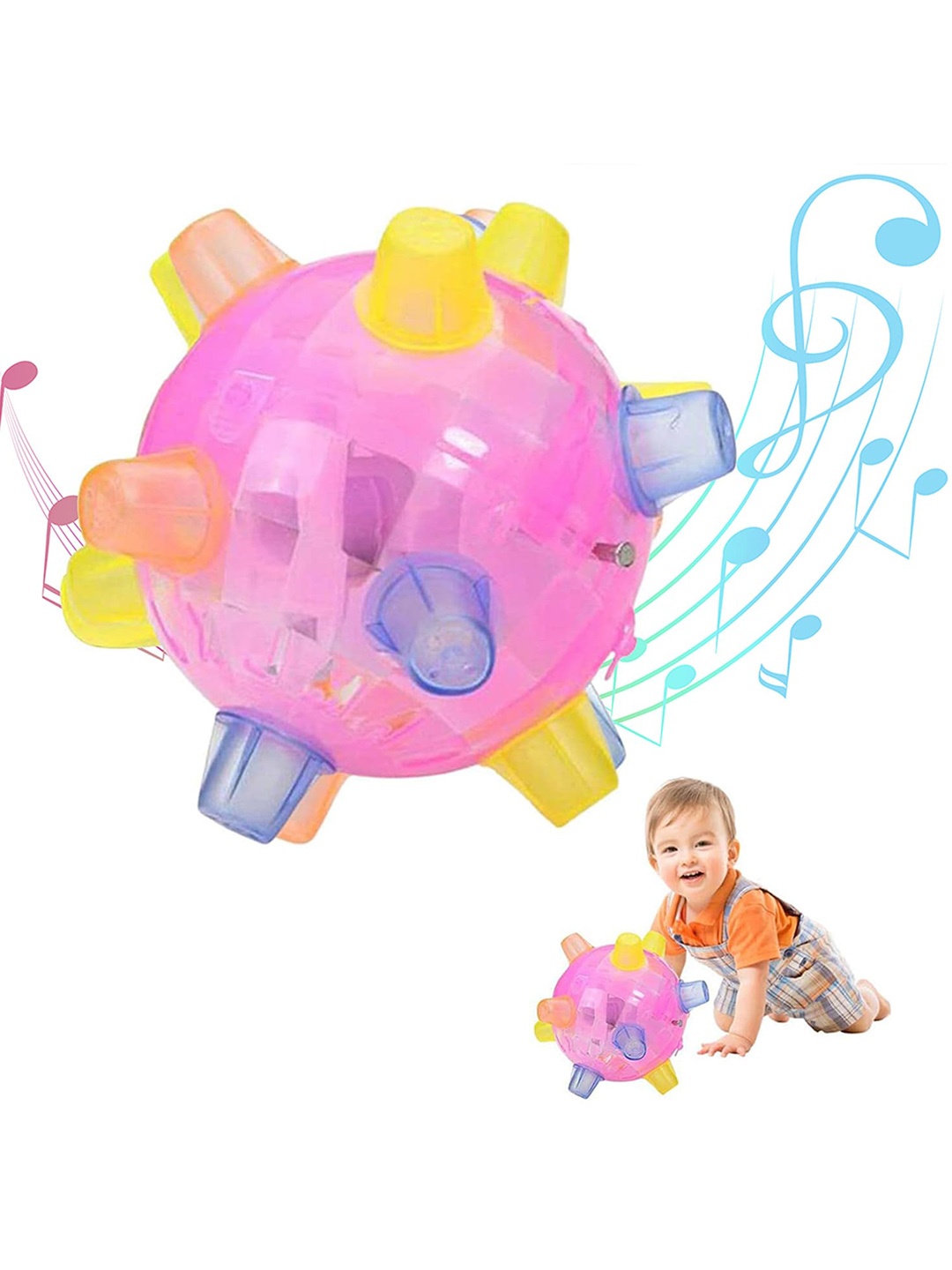 

Kidology Kids Dog Jumping Ball, Pink