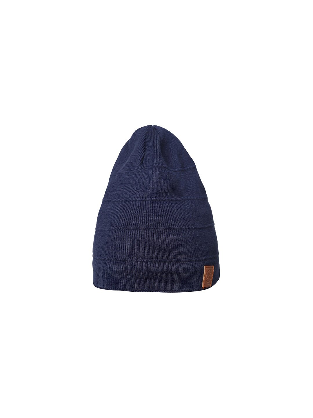 

LOOM LEGACY Men Self Design Acrylic Beanie, Navy blue