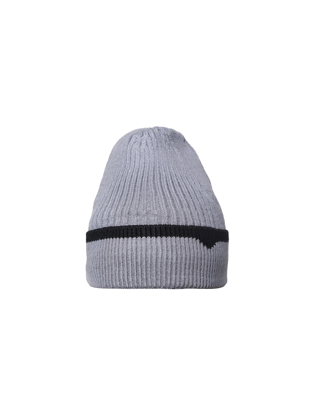 

LOOM LEGACY Men Self Design Acrylic Wool Beanie, Grey