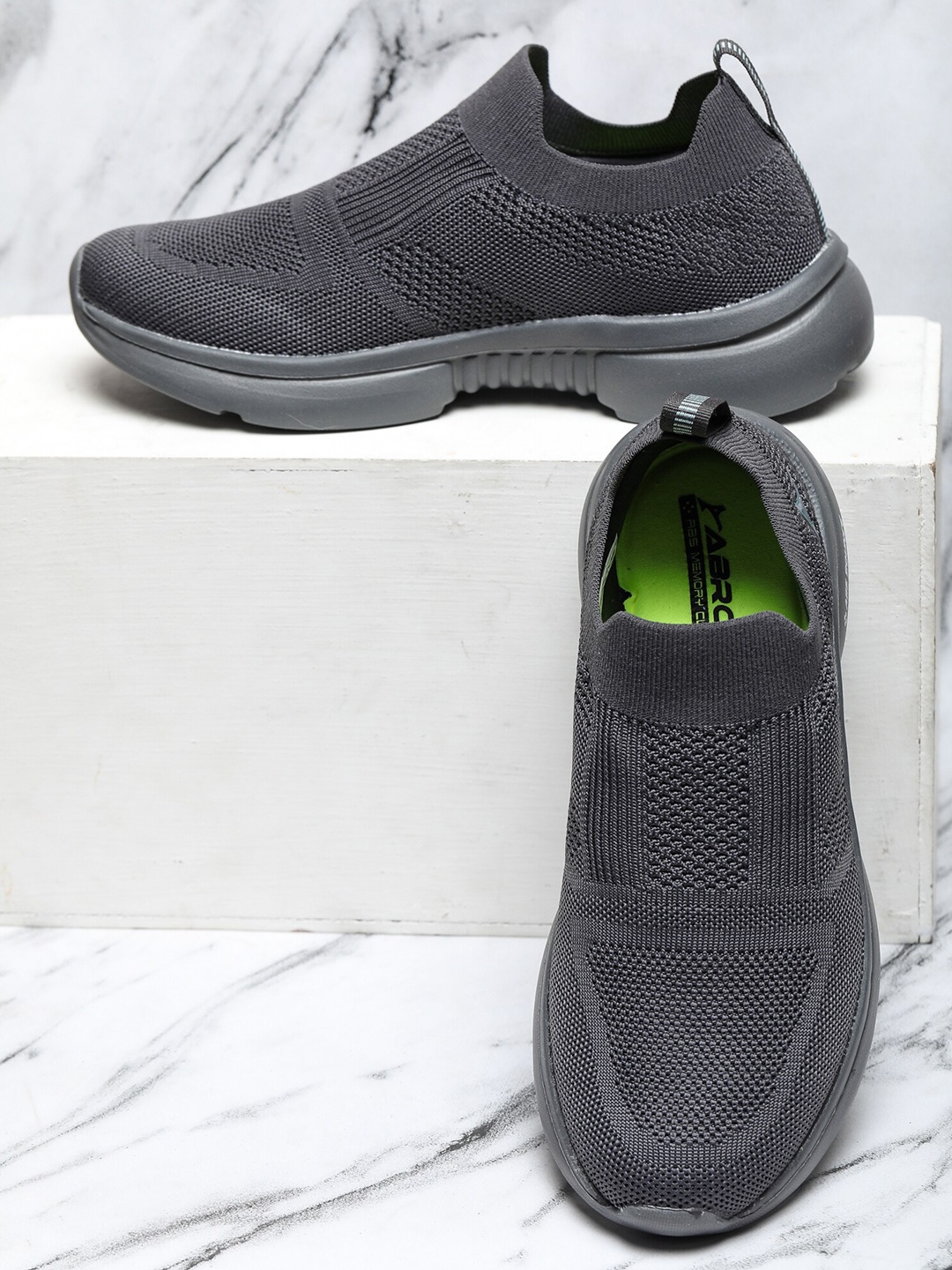 

ABROS Men HUDSON-PRO Mesh Running Shoes, Grey