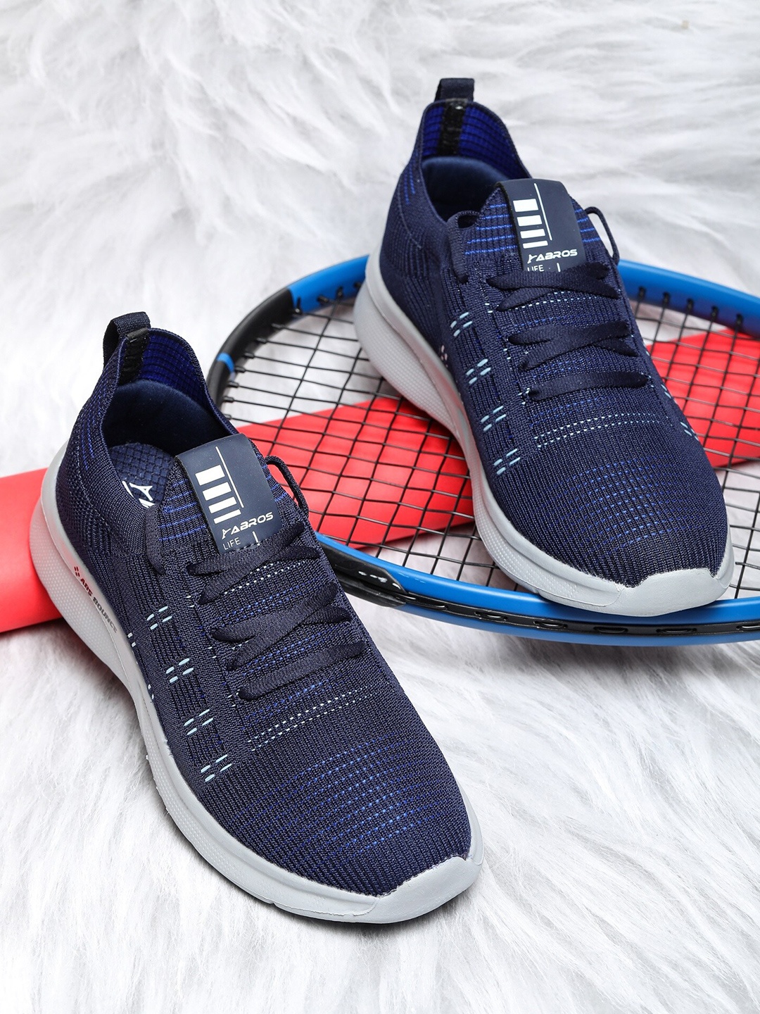 

ABROS Men KEN-E Mesh Running Shoes, Navy blue