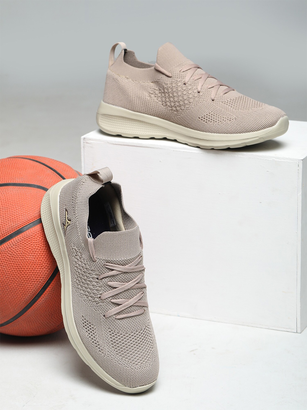 

ABROS Men JAVIER Mesh Running Shoes, Beige