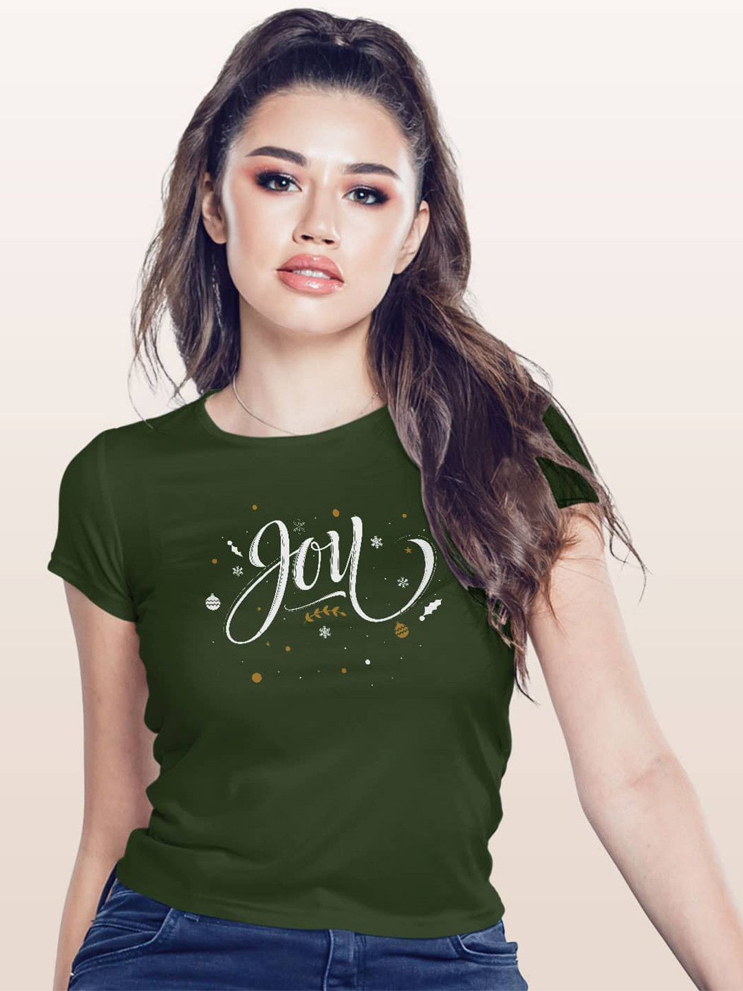 

macmerise Typography Printed Bio Finish Cotton T-shirt, Olive