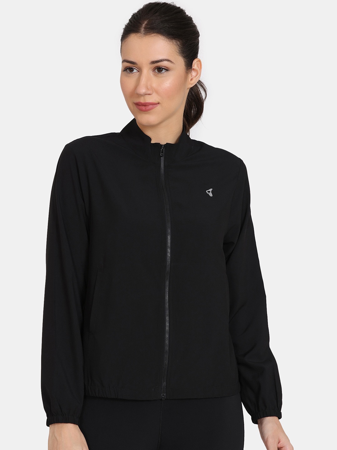 

Zelocity by Zivame Mock Collar Sporty Jacket, Black