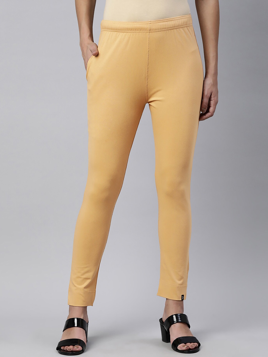 

TWIN BIRDS Churidar Length Leggings, Beige