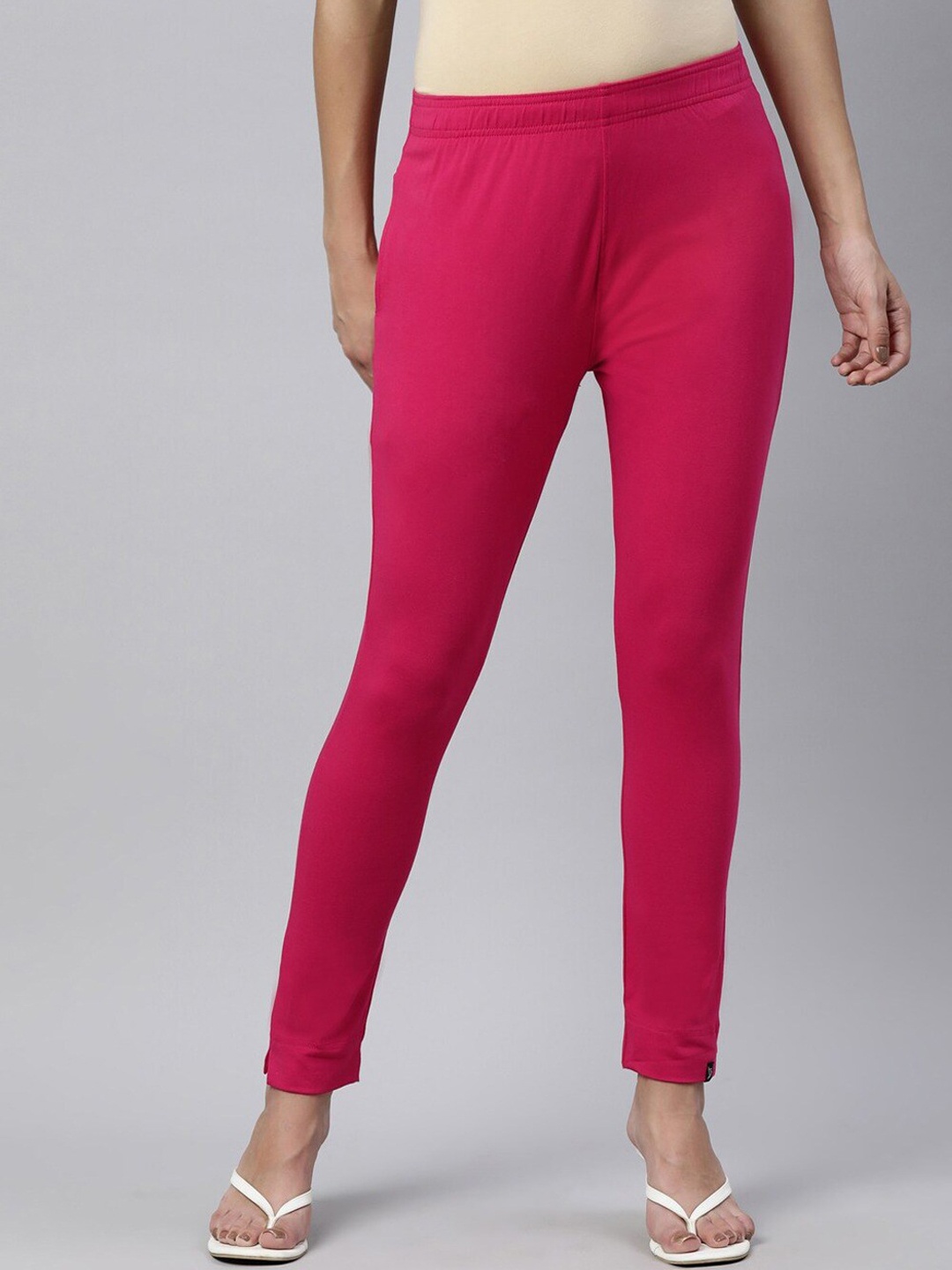 

TWIN BIRDS Churidar Length Leggings, Pink