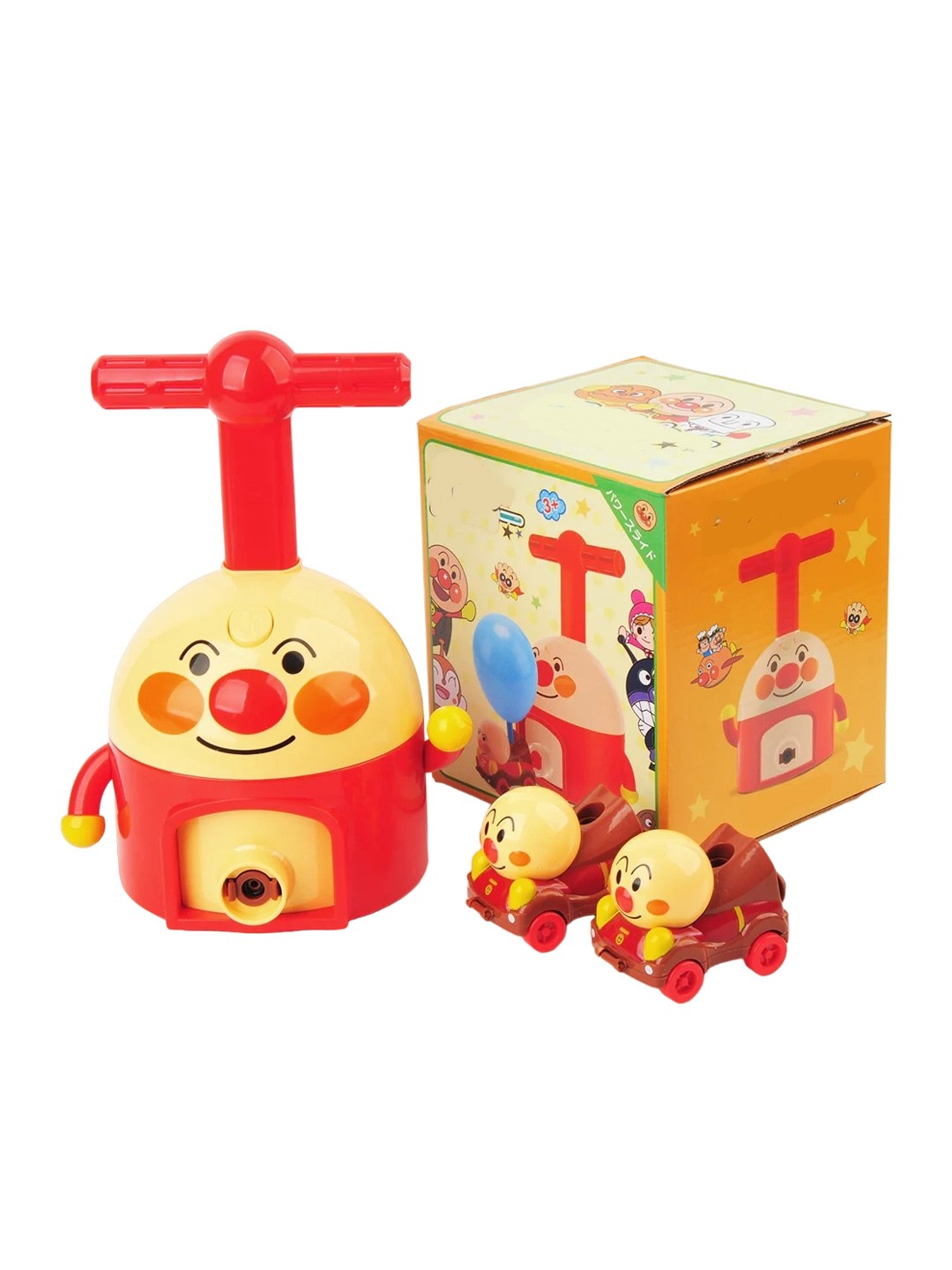 

MUREN Kids Balloon Launcher & Powered Car Kids Toy Set, Red