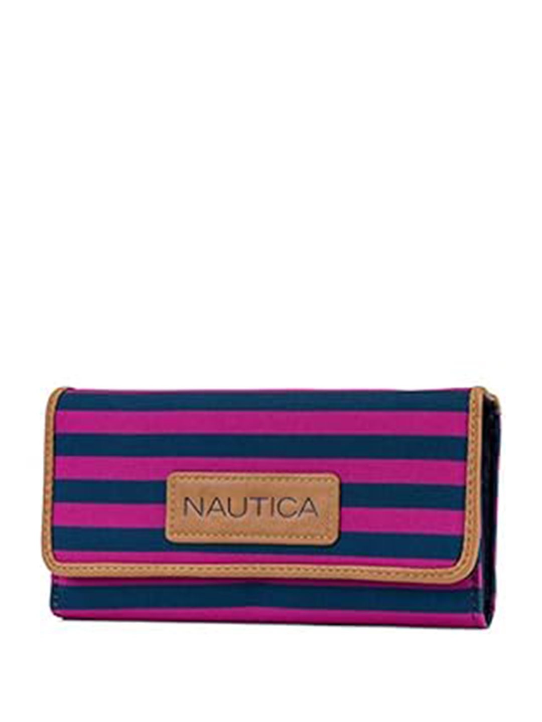

Nautica Women Striped Three Fold Wallet, Pink