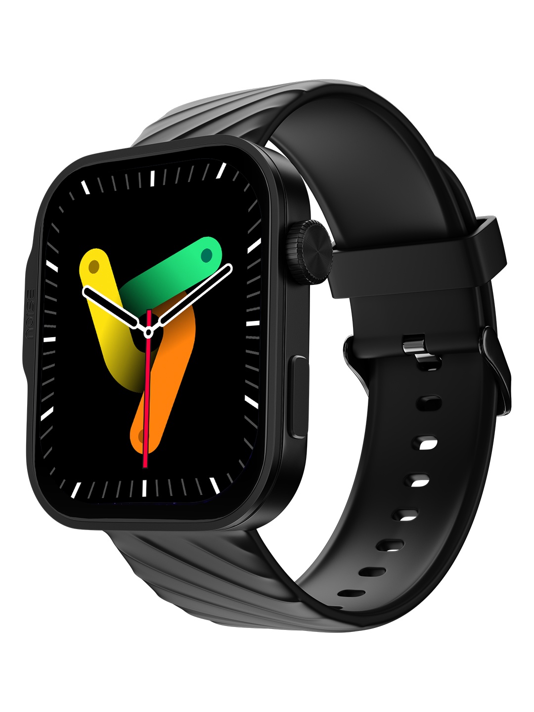 

Noise Caliber 3 Plus 1.96" AMOLED Display, Functional Crown, Bluetooth Calling Smartwatch, Black