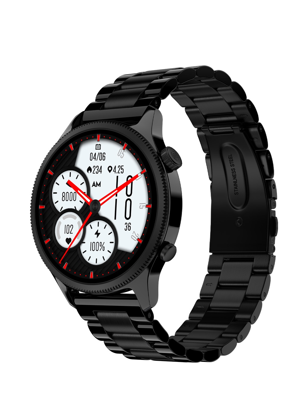 

NOISE Evolve 4 1.46" AMOLED Display Metal Edition & Bluetooth Calling Smartwatch, Black