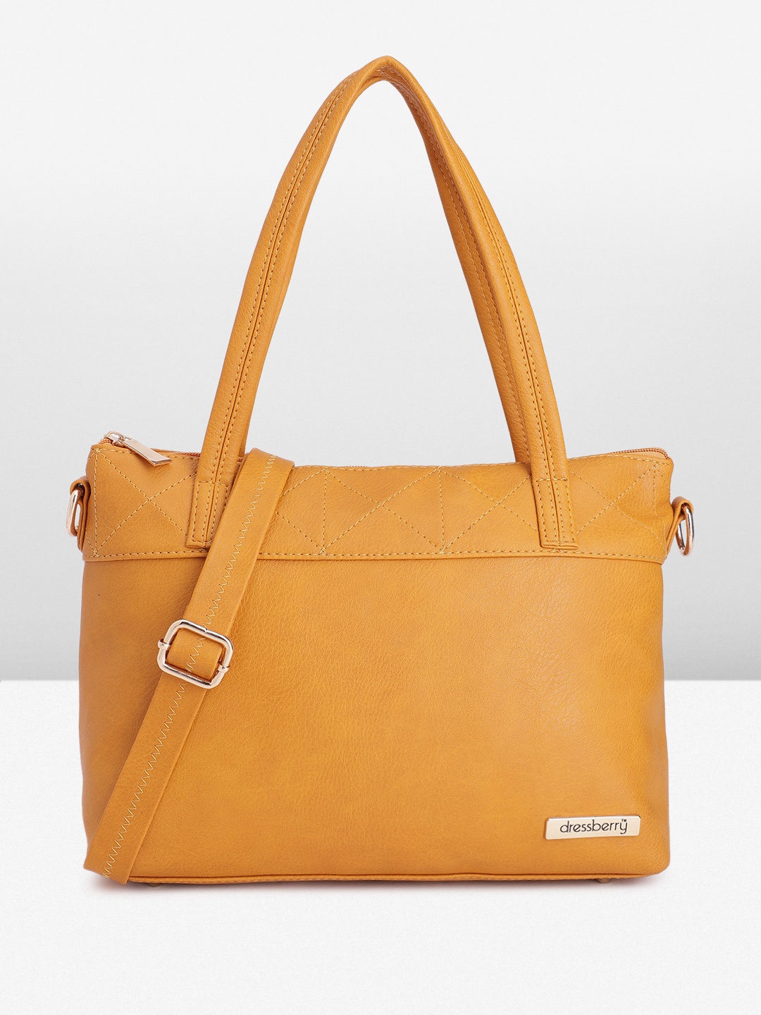 

DressBerry Shopper Handheld Bag, Mustard