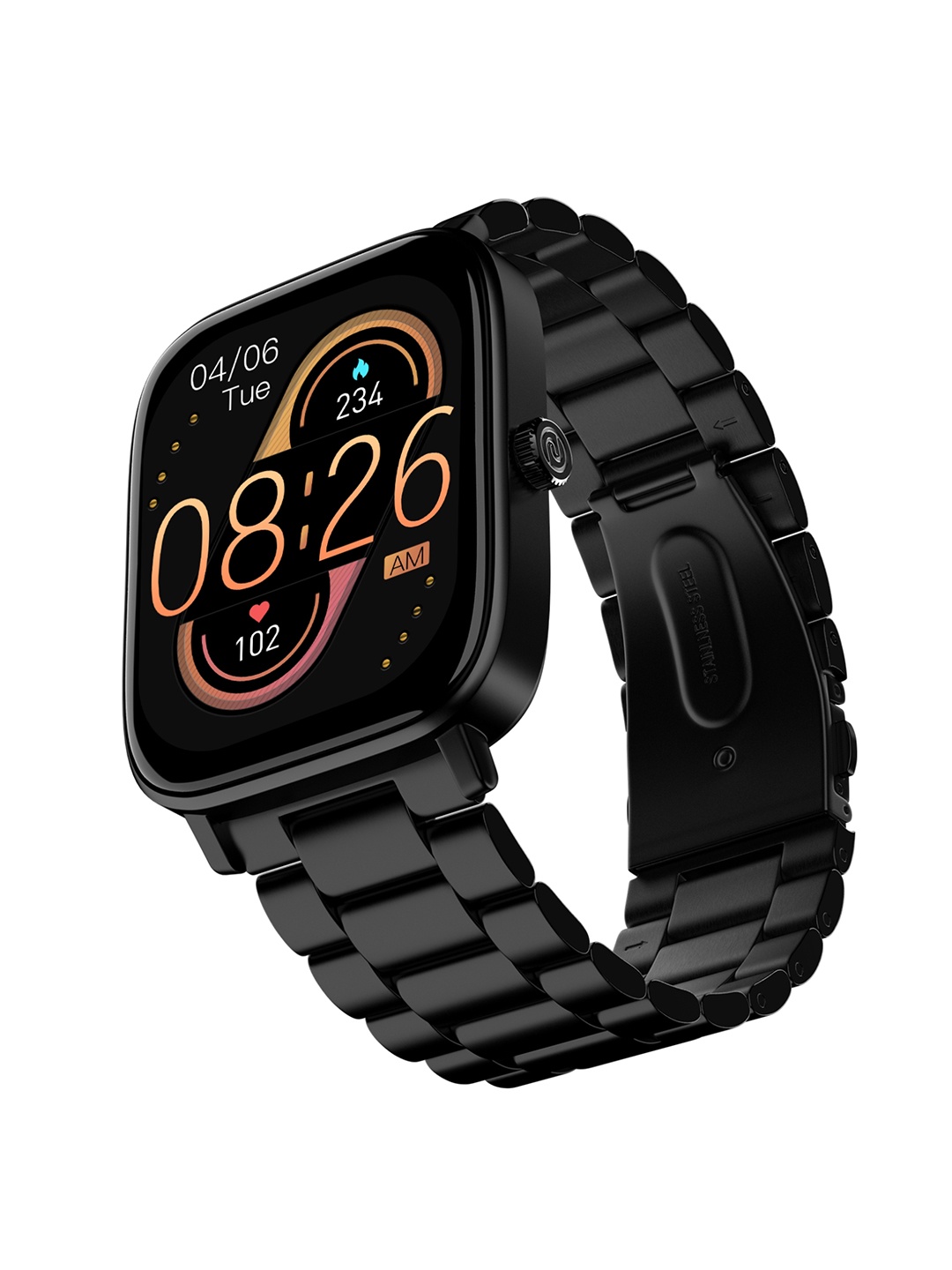 

NOISE Icon 2 1.8'' HD Display with Metallic Body and Bluetooth Calling Smartwatch, Black
