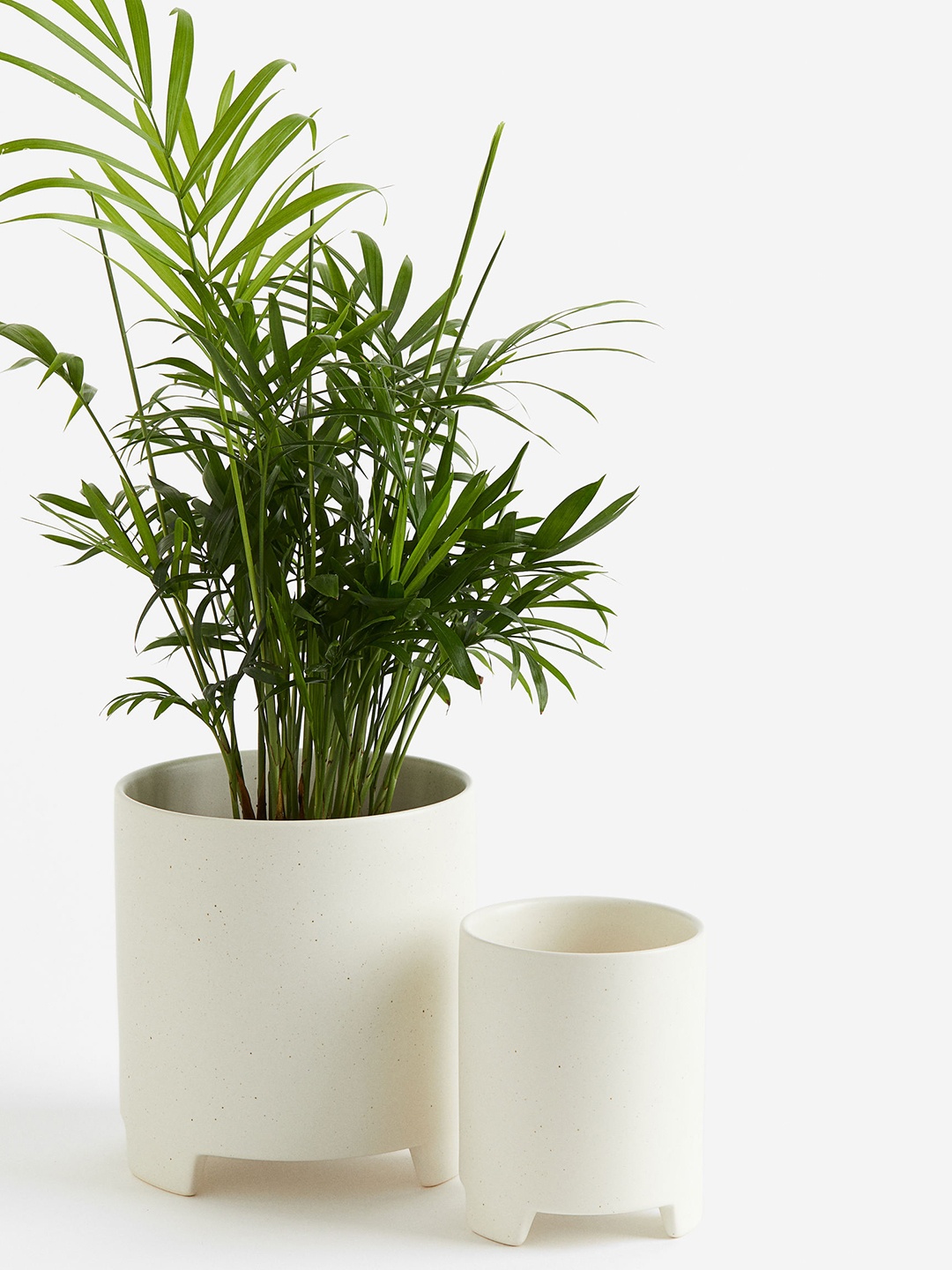 

H&M White Stoneware Plant Pot
