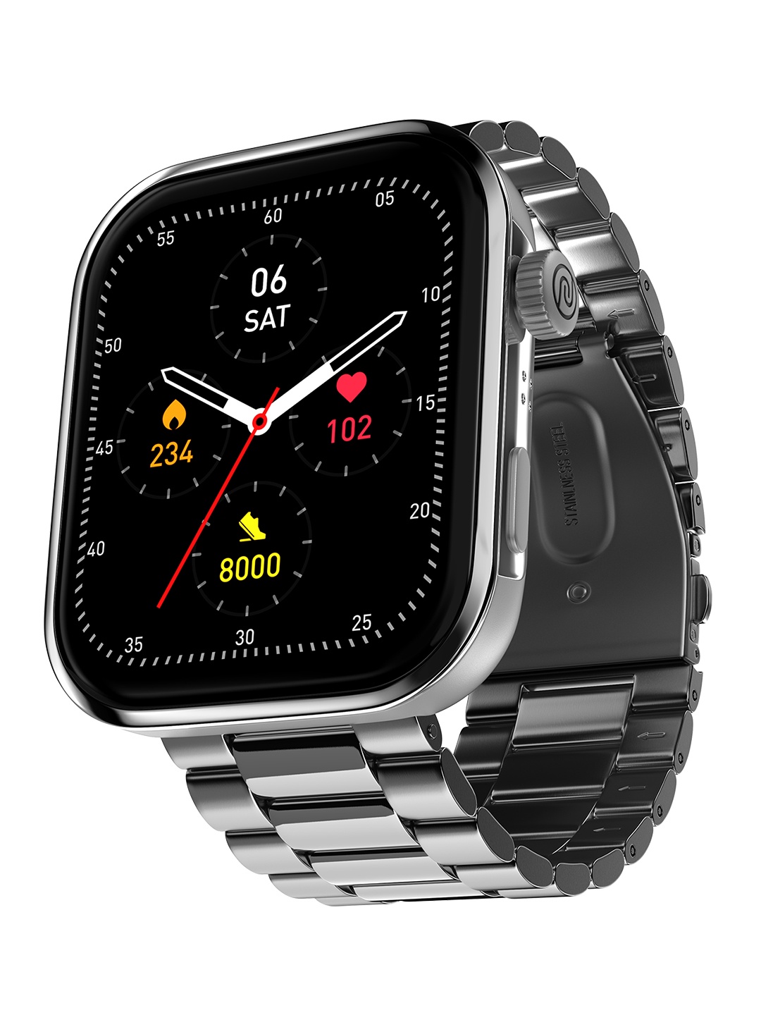 

NOISE ColorFit Pro 5 Max Smartwatch, Silver