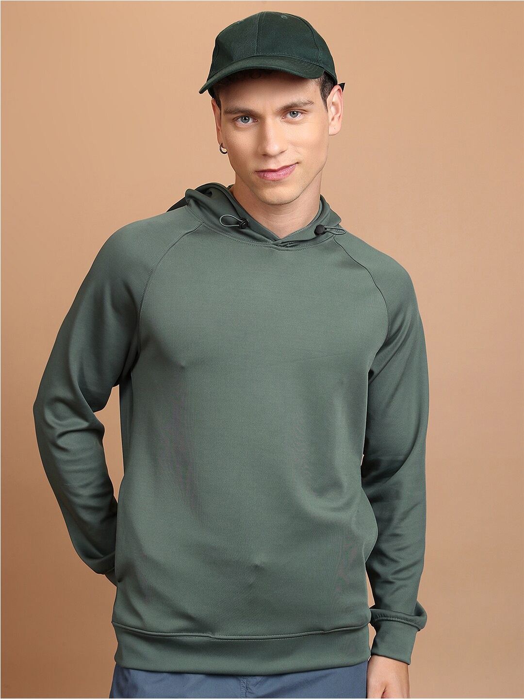 

HIGHLANDER Hooded Pullover Sweatshirt, Green