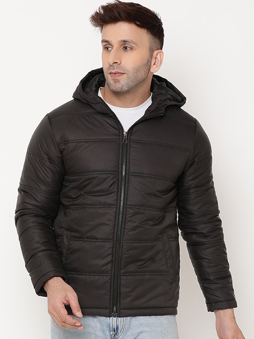 

9ty3ree Hooded Insulator Padded Jacket, Black