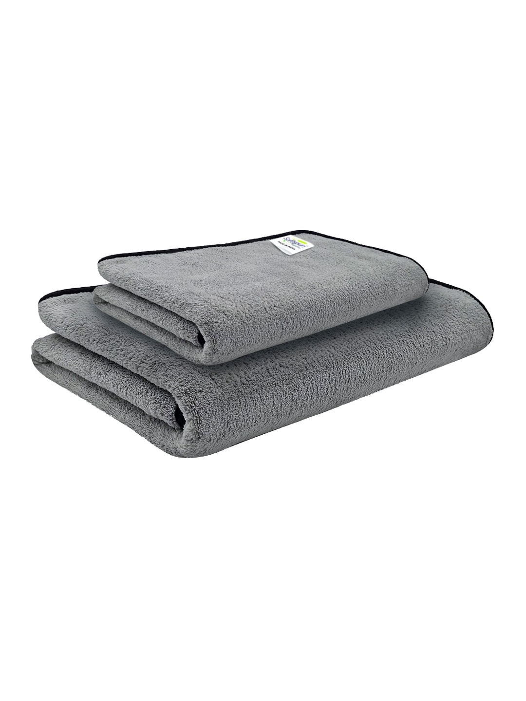 

Softspun Microfiber Grey 2-Pcs Towel Set