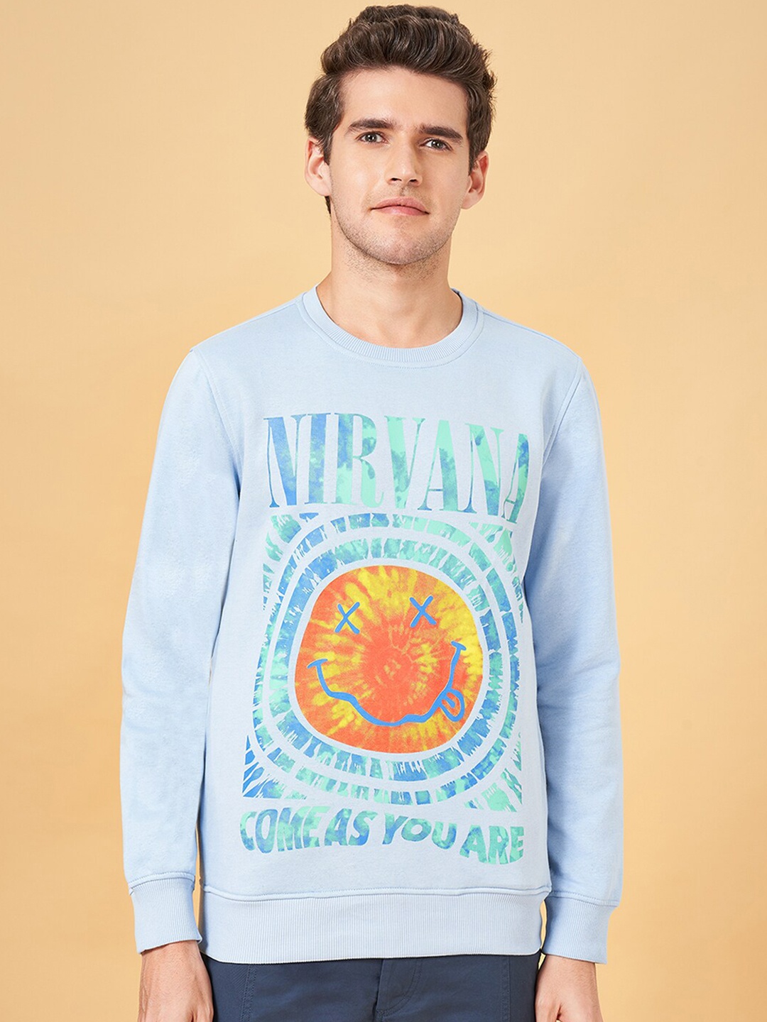 

Urban Ranger by pantaloons Typography Printed Cotton Sweatshirt, Blue