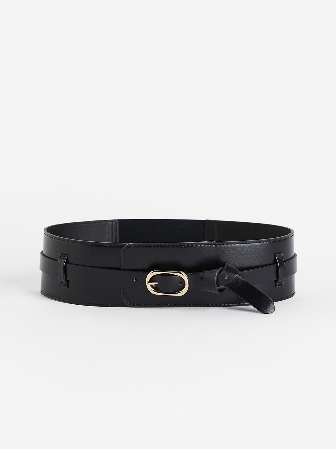 

H&M Women Wide Waist Belt, Black