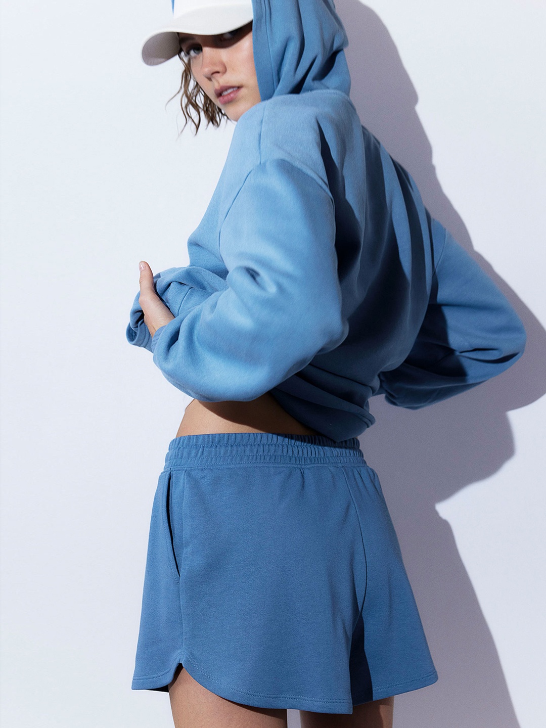 

H&M Sweatshirt Shorts, Blue