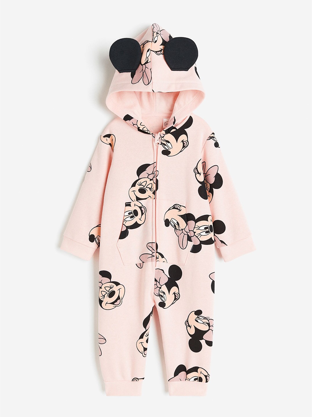 

H&M Boys Printed Sweatshirt All-In-One Suit, Pink