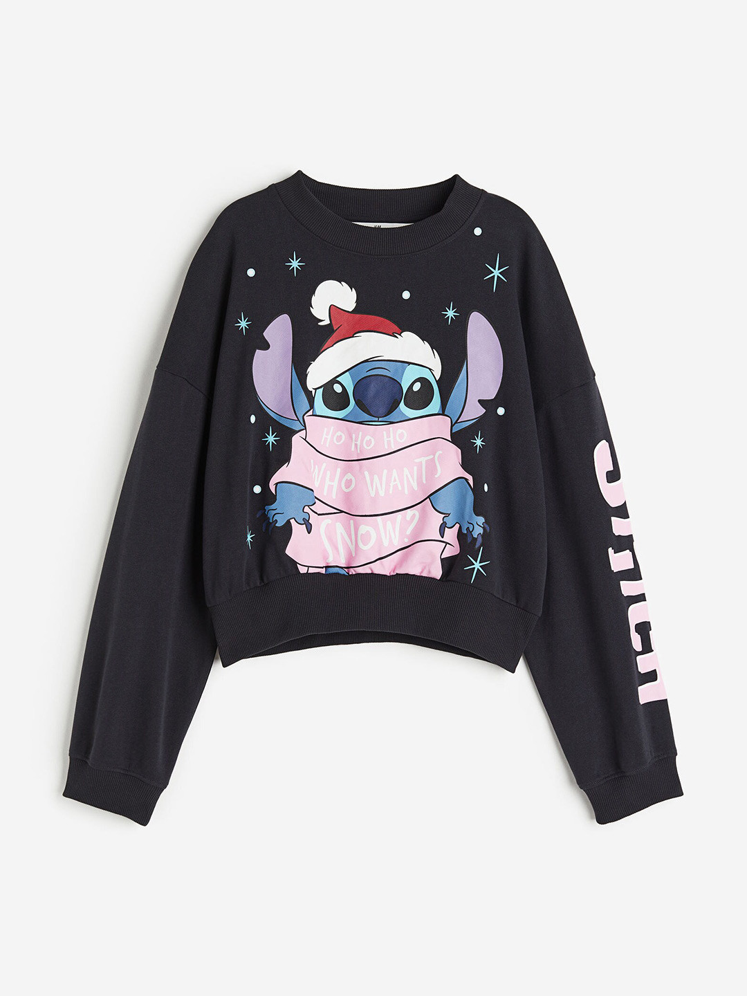

H&M Girls Oversized Sweatshirt, Grey