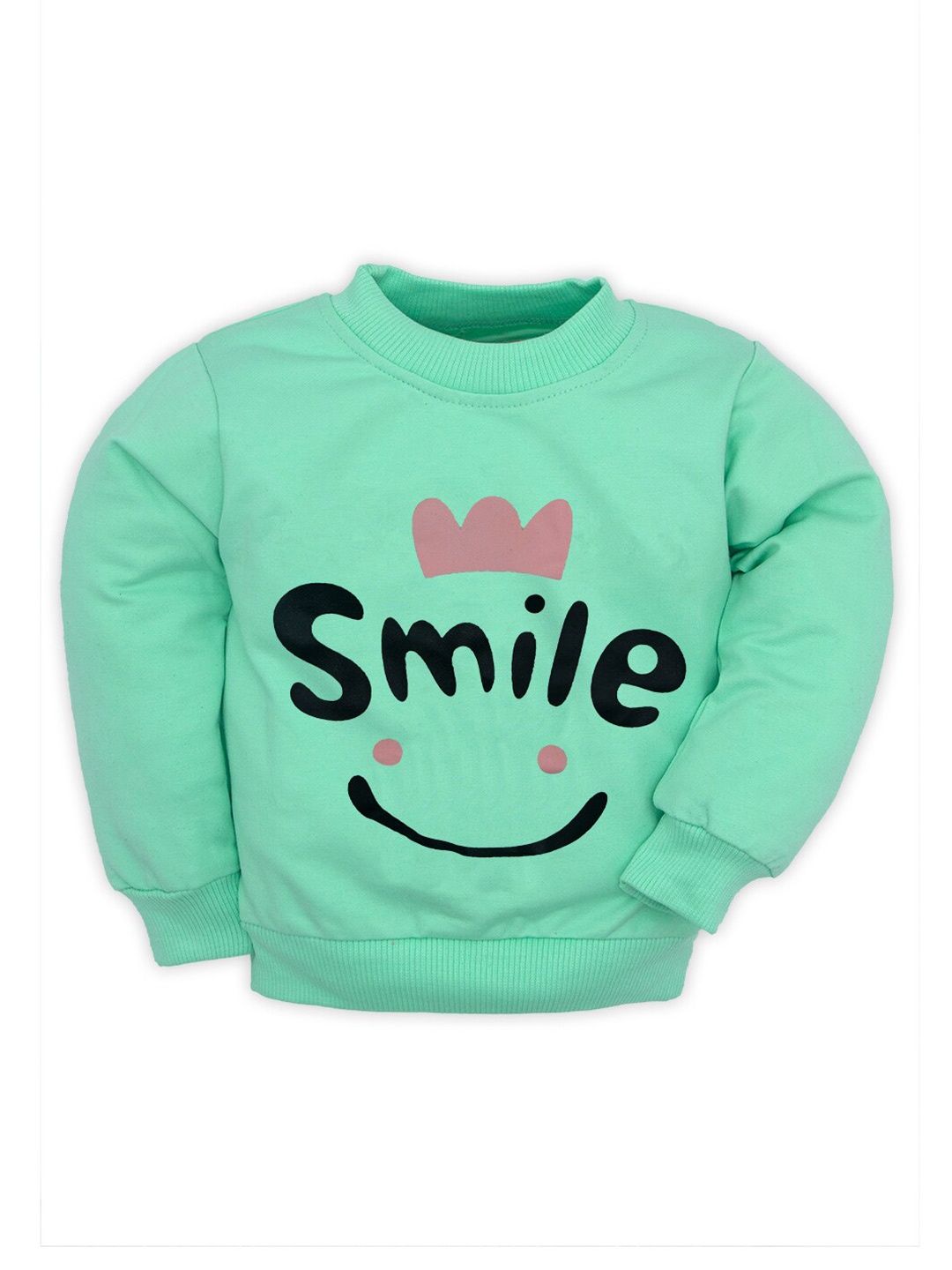 

BAESD Infants Graphic Printed Cotton T-shirt, Sea green