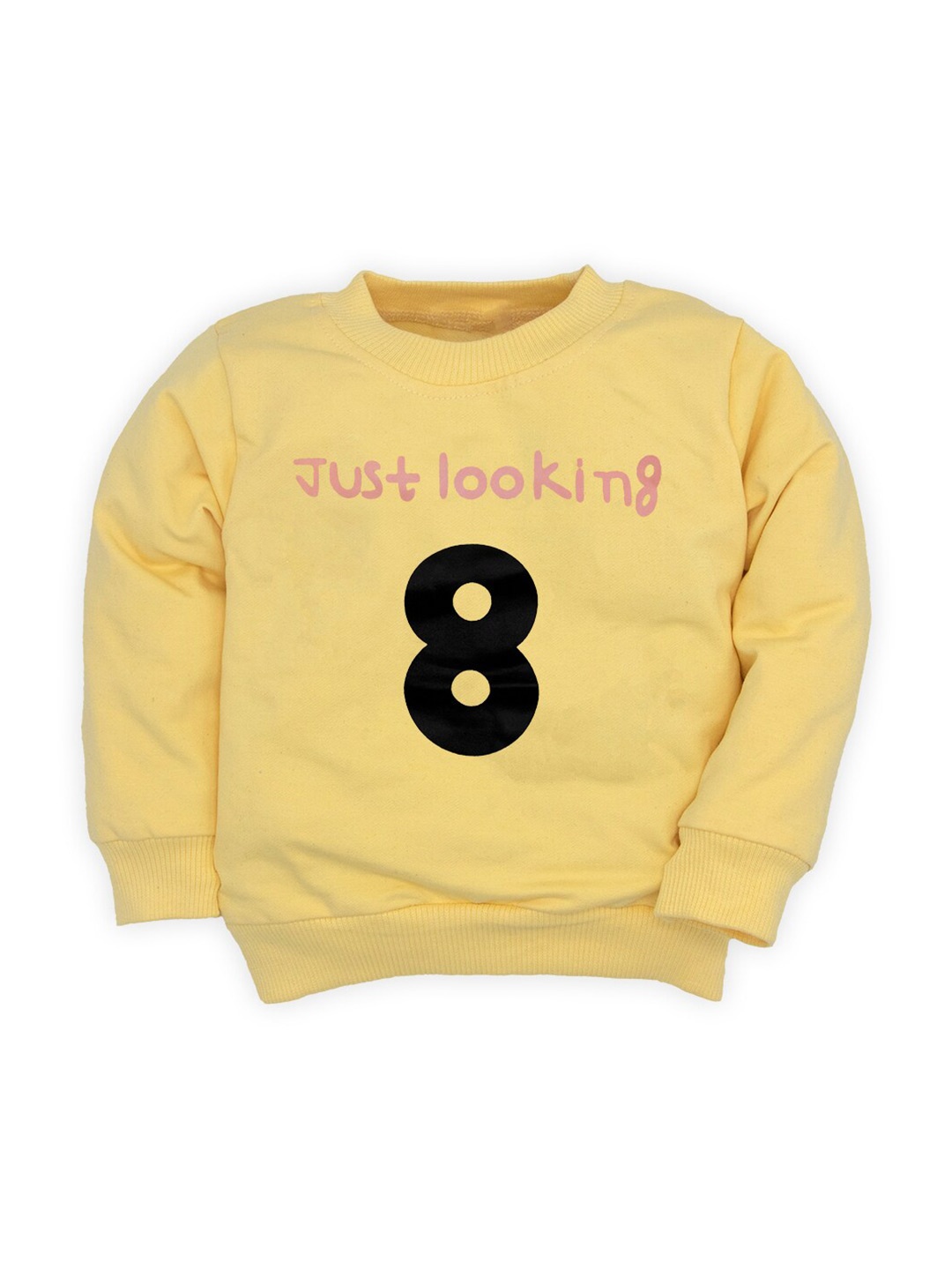 

BAESD Infants Typography Printed Cotton T-shirt, Yellow