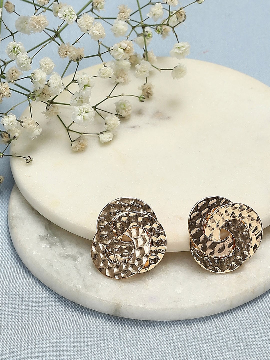 

Biba Gold Plated Studs Earrings