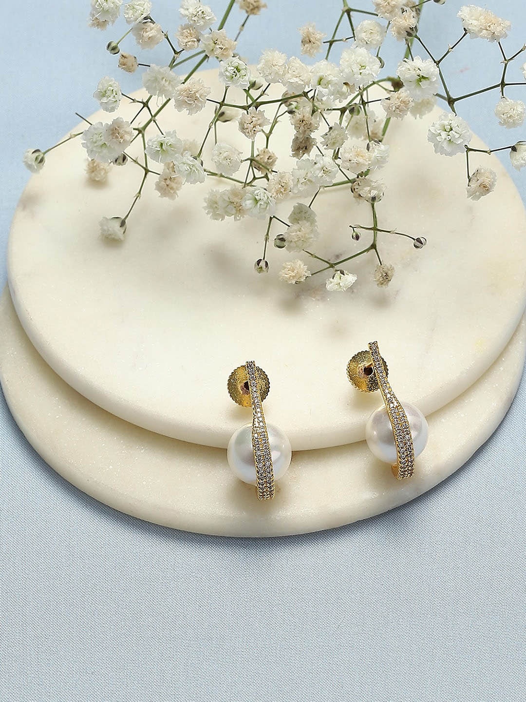 

Biba Gold Plated Beaded Drop Earrings