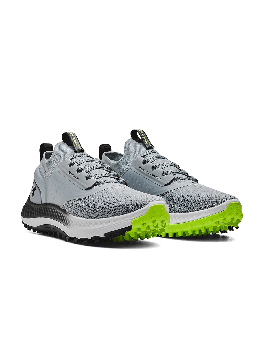 

UNDER ARMOUR Men UA Charged Phantom Spikeless Textile Golf Non-Marking Shoes, Grey