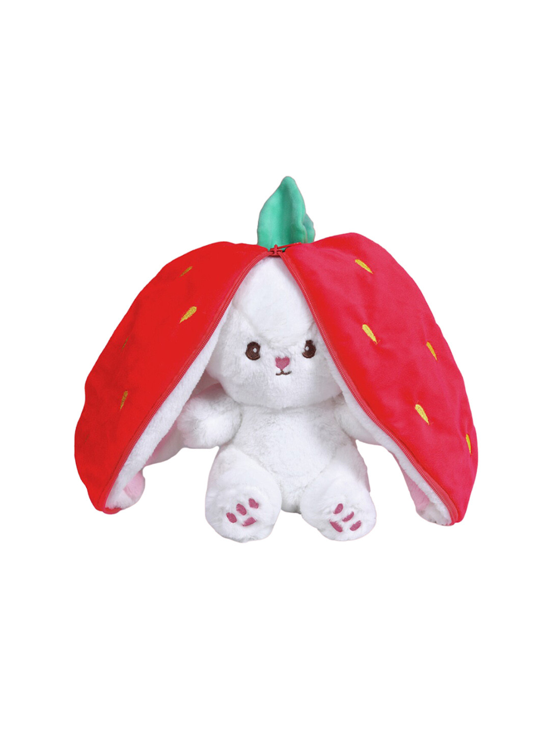 

lAZY BABY Kids Reversible Bunny Soft Toy, Pink