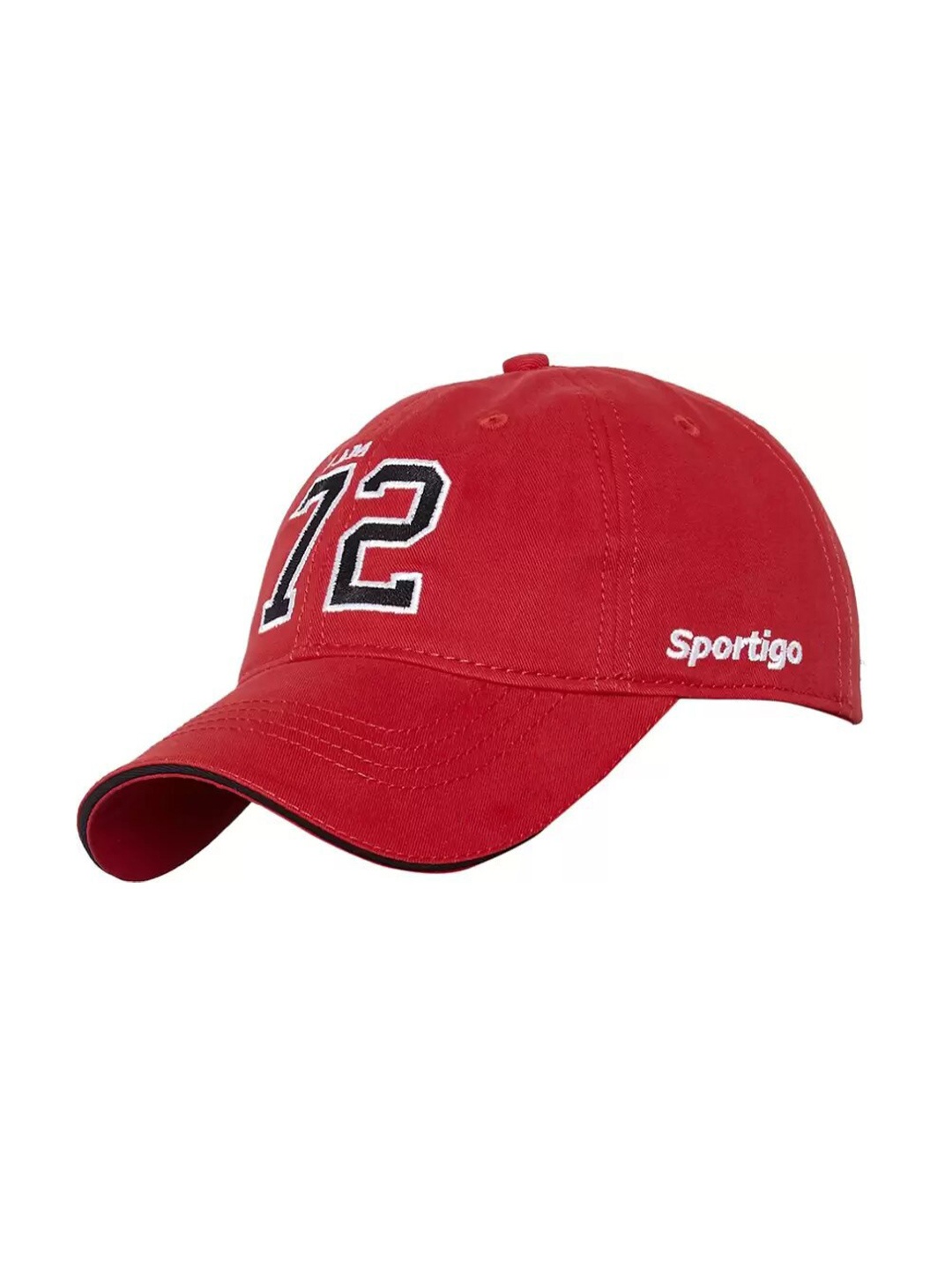

SPORTIGO Men Printed Cotton Baseball Cap, Red