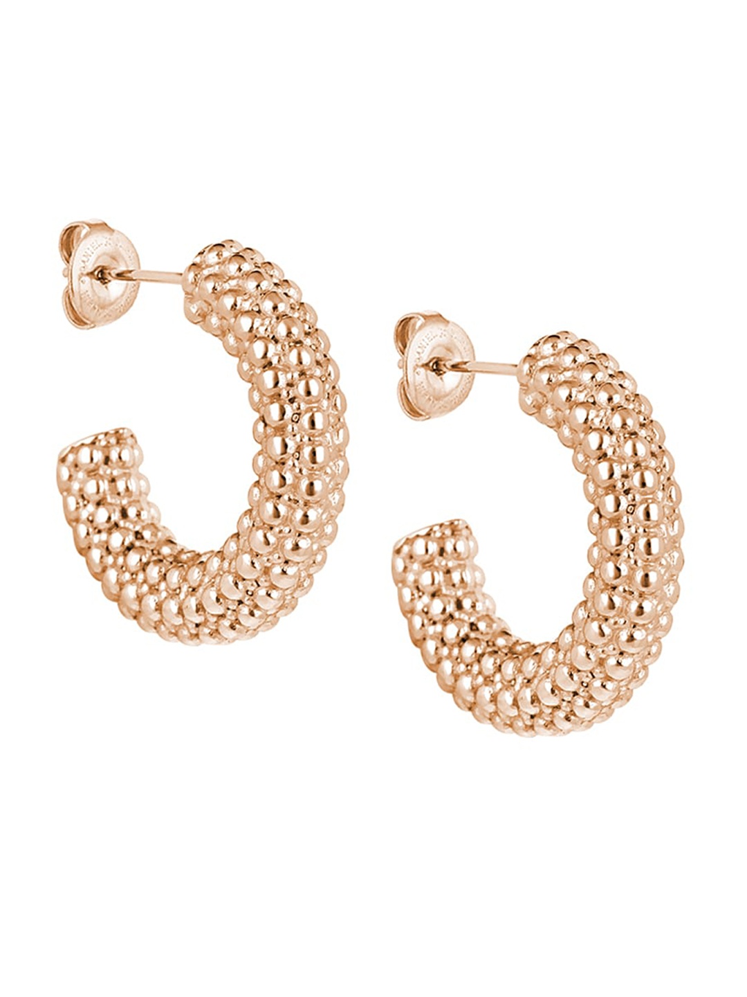 

Daniel Klein Contemporary Half Hoop Earrings, Rose gold