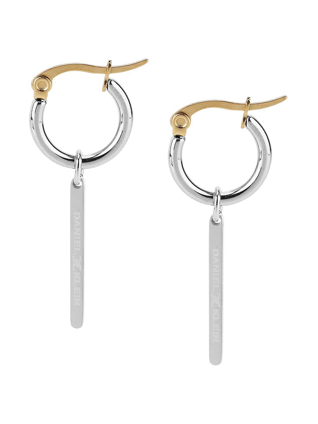 

Daniel Klein Contemporary Hoop Earrings, Silver