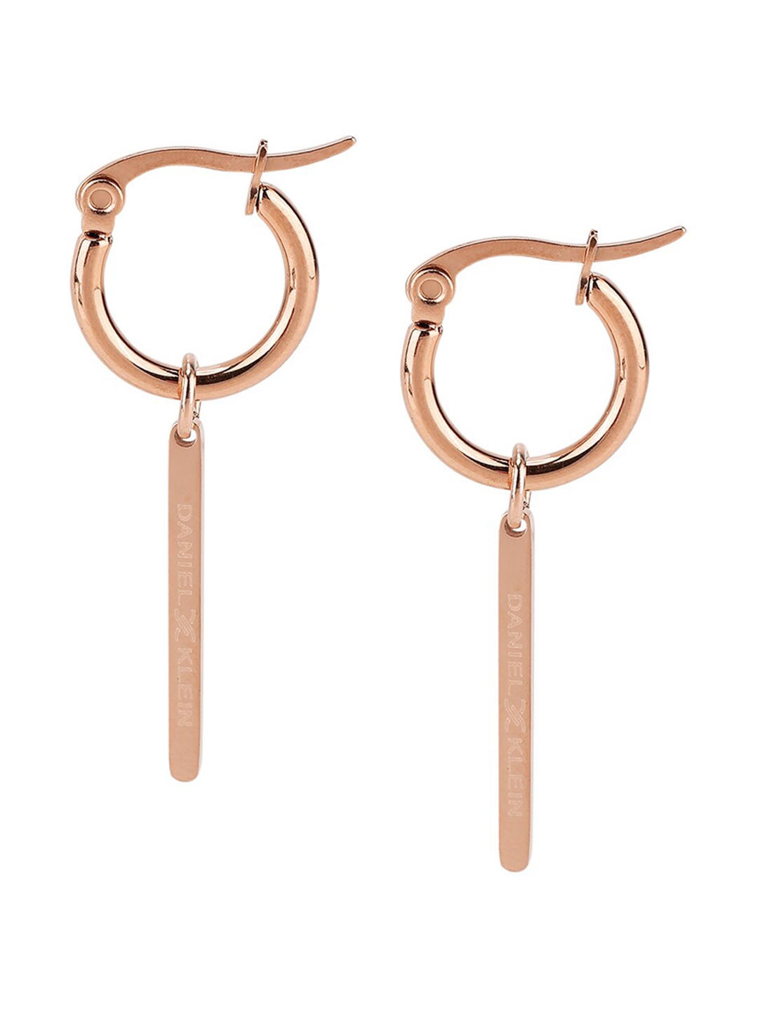 

Daniel Klein Contemporary Hoop Earrings, Rose gold