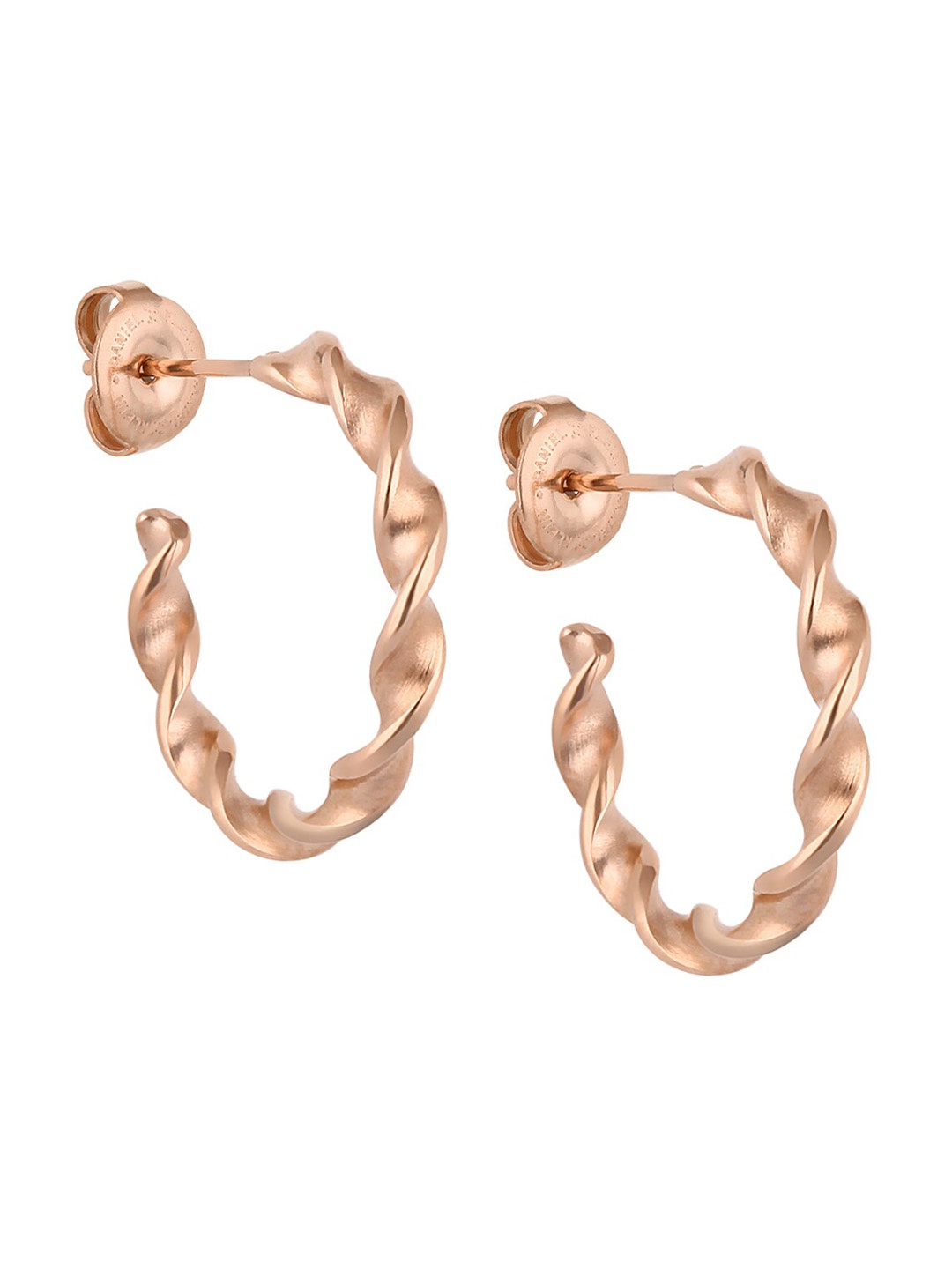 

Daniel Klein Contemporary Half Hoop Earrings, Rose gold