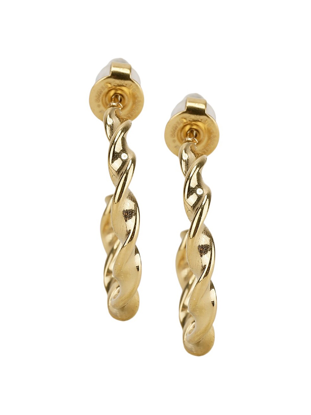 

Daniel Klein Contemporary Half Hoop Earrings, Gold