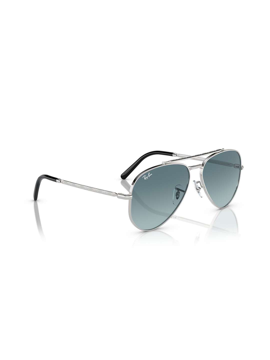 

RAY-BAN Unisex Gradient Blue Lens Pilot Sunglasses - 0RB3625003/3M58