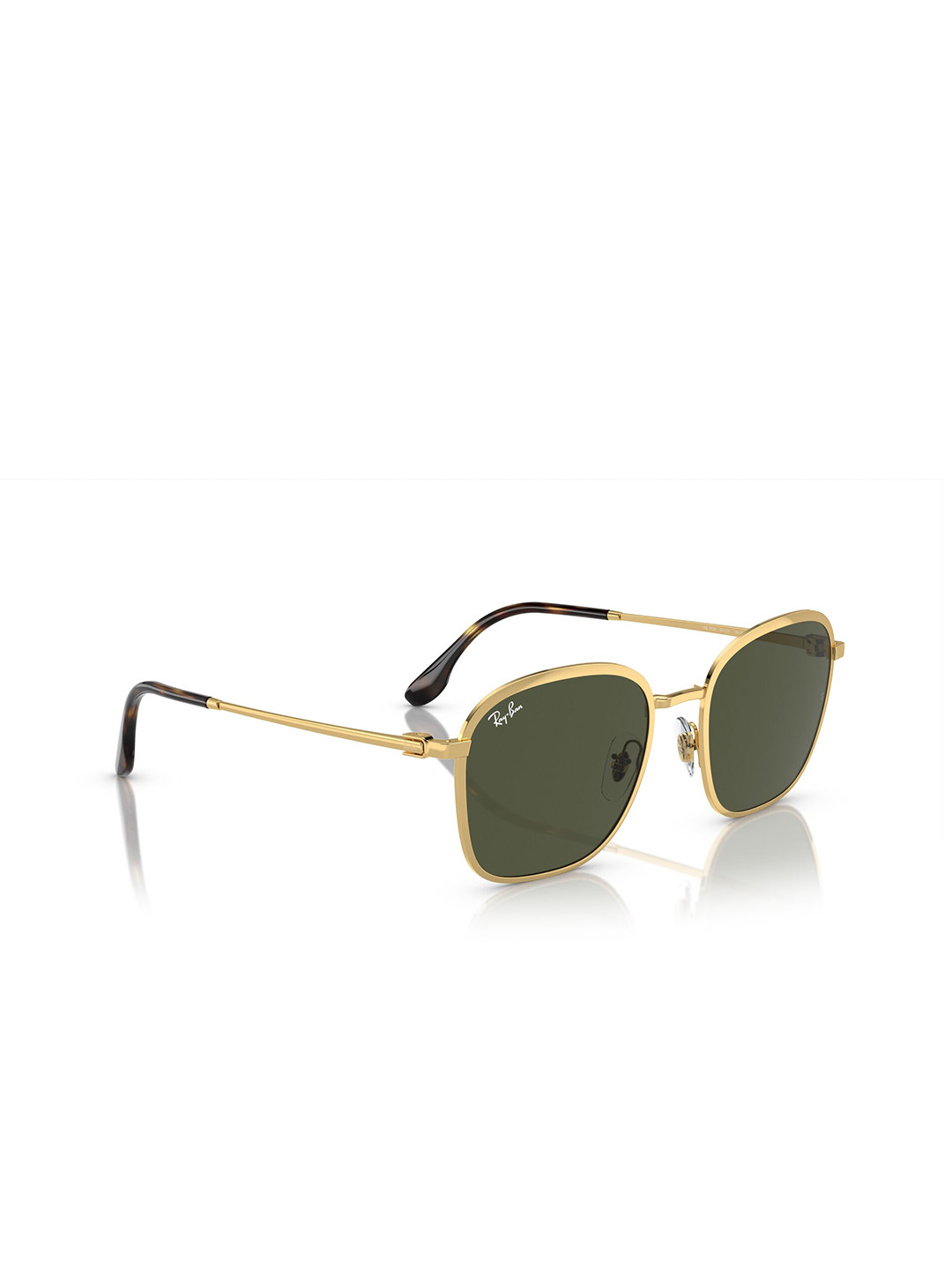 

RAY-BAN Unisex UV Protected Green Lens Square Sunglasses - 0RB3720001/3155