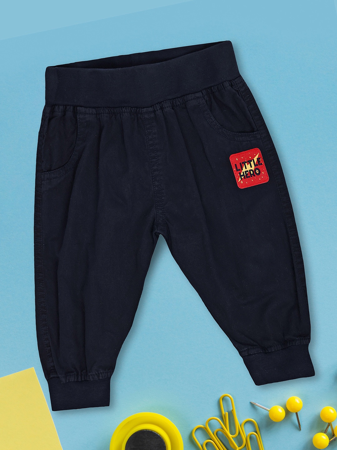 

V-Mart Kids Clean Look Cotton Jogger, Navy blue