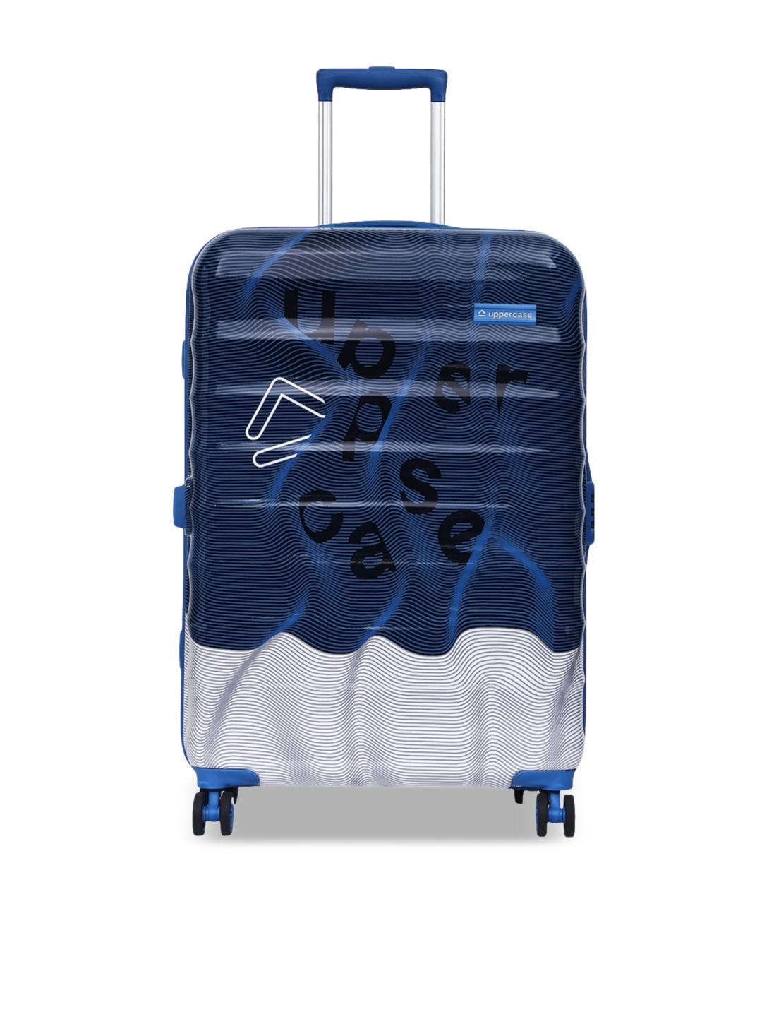 

uppercase Ripple Hard Luggage Trolley Bag, Blue