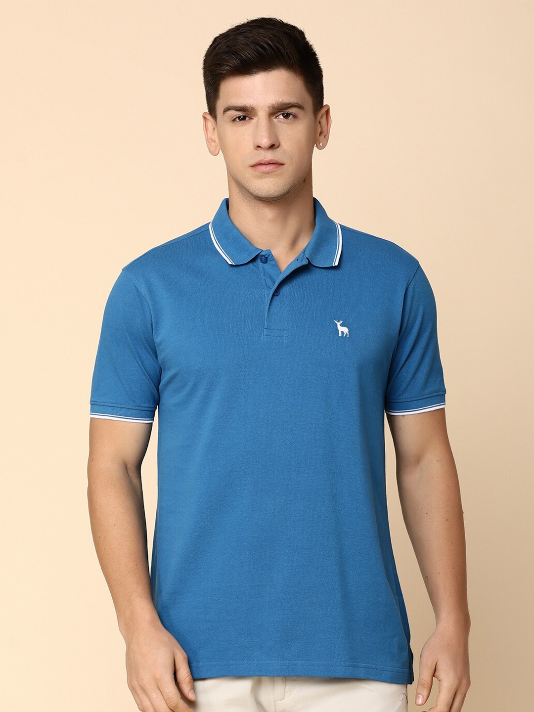 

V-Mart Polo Collar T-shirt, Blue
