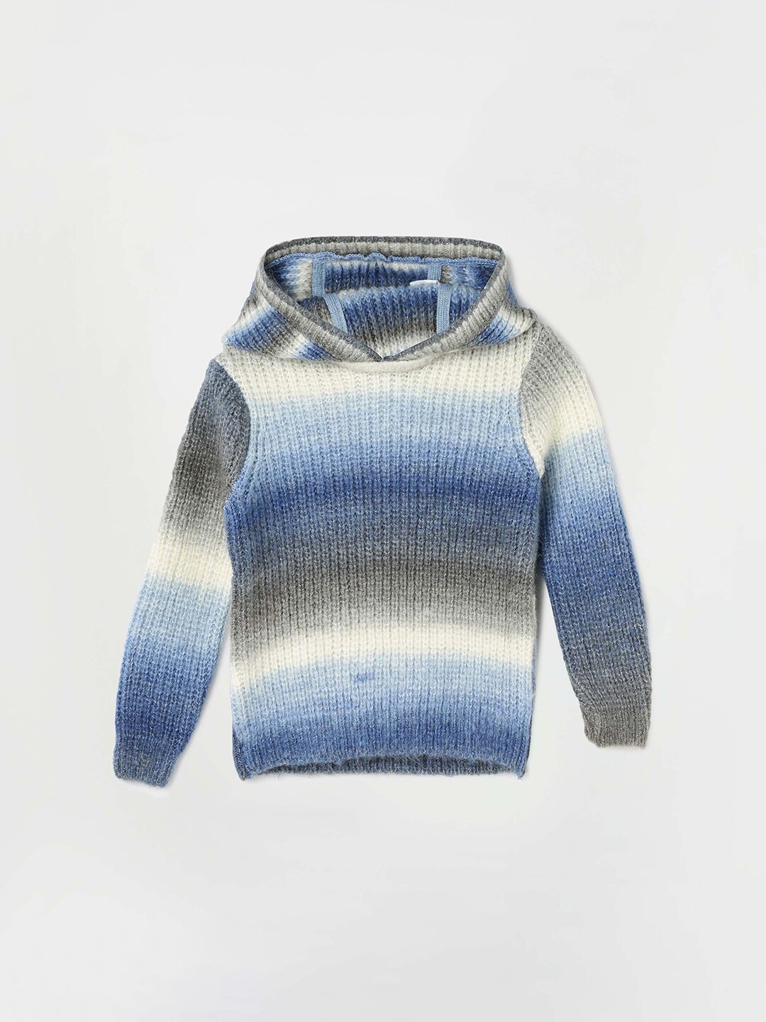 

Juniors by Lifestyle Boys Striped Hooded Acrylic Pullover, Blue