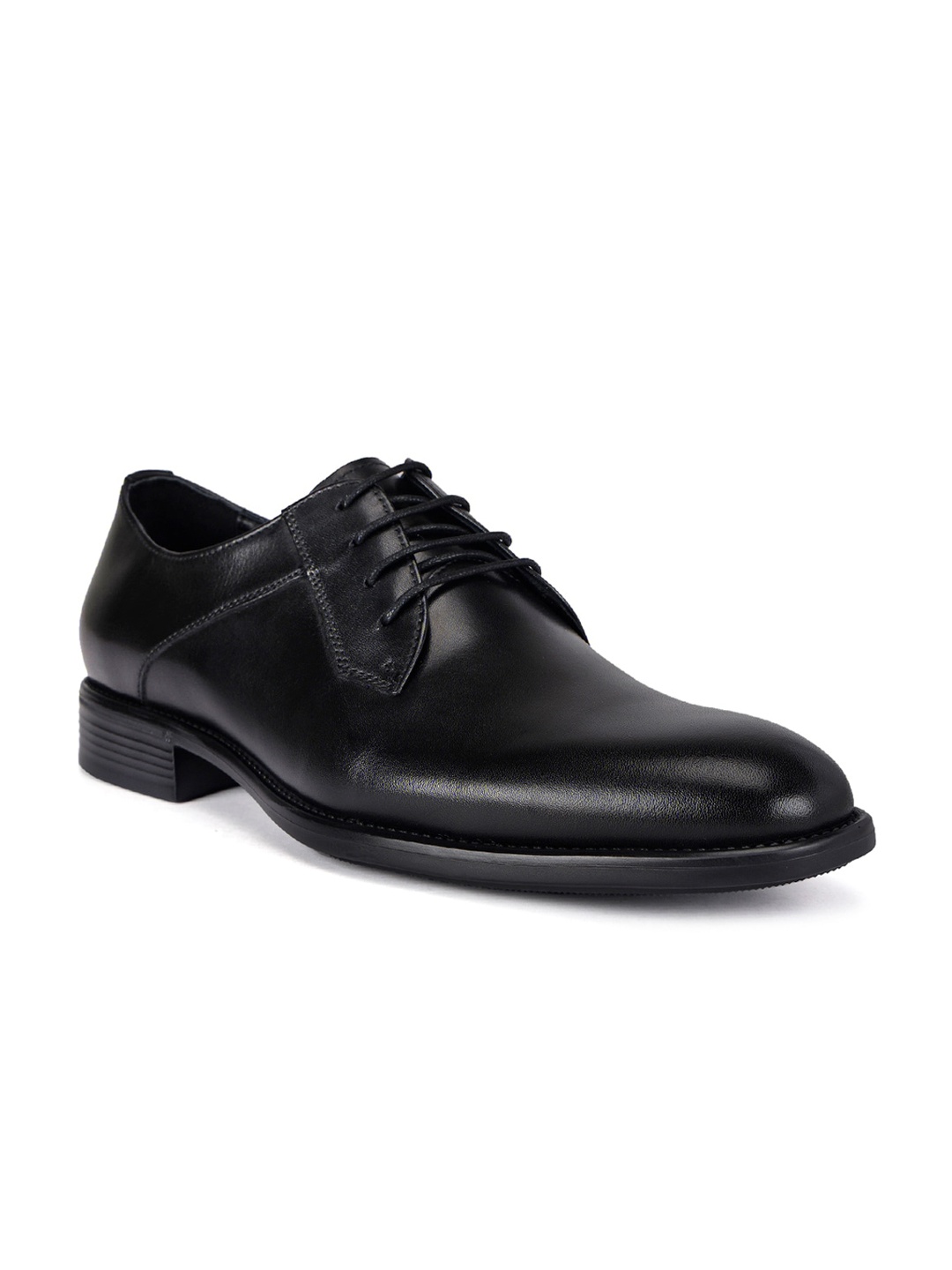 

ROSSO BRUNELLO Men Leather Formal Derbys, Black