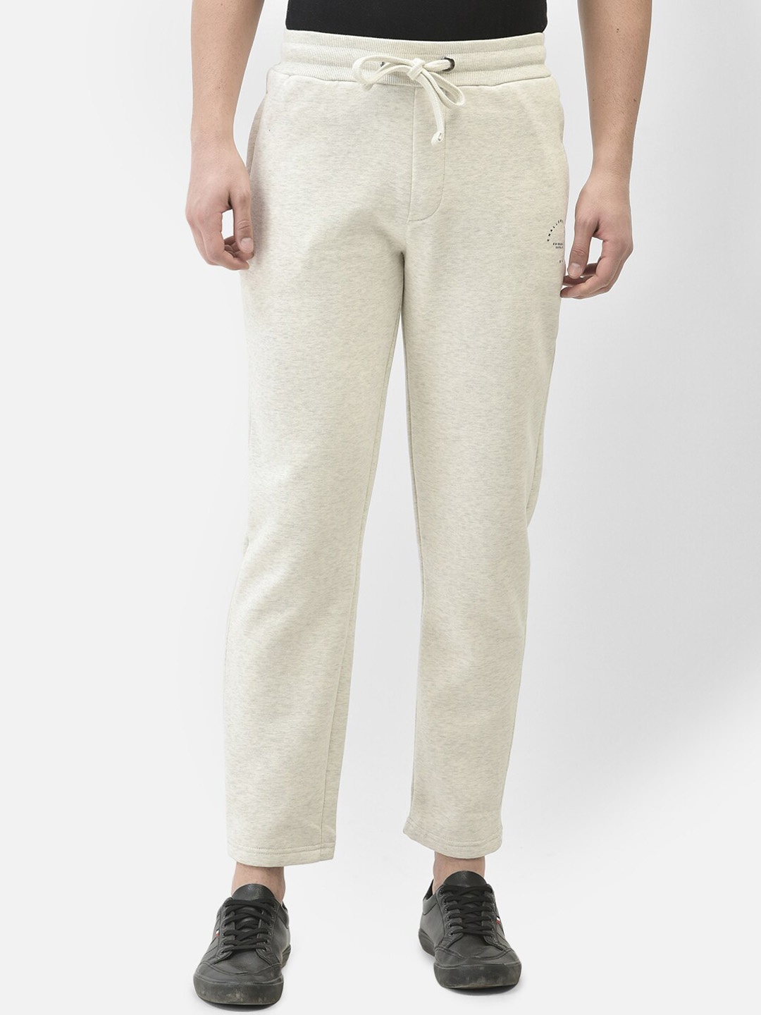 

Crimsoune Club Men Slim Fit Track Pants, Off white