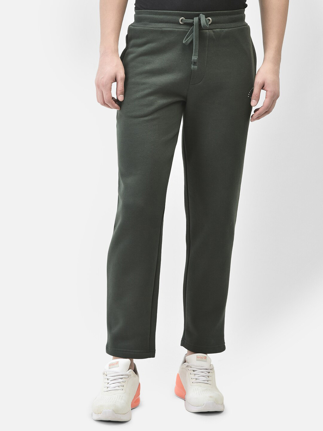 

Crimsoune Club Men Slim Fit Track Pants, Olive