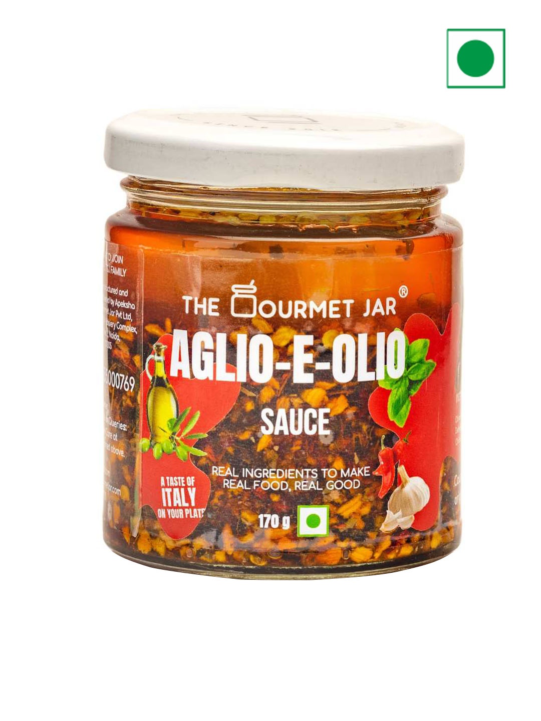 

The Gourmet Jar Aglio -E- Olio Sauce-170 gm, Red